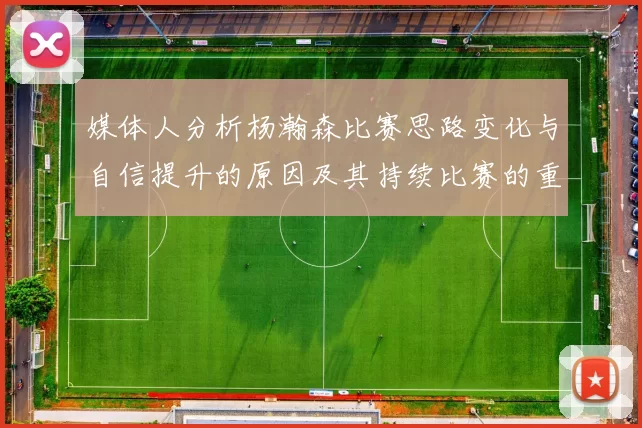 媒体人分析杨瀚森比赛思路变化与自信提升的原因及其持续比赛的重要性